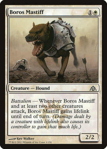 Boros Mastiff [Dragon's Maze] Magic: The Gathering