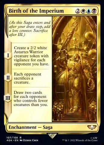 Birth of the Imperium (Surge Foil) [Warhammer 40,000] Magic: The Gathering