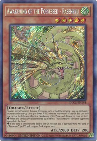 Awakening of the Possessed - Rasenryu [DLCS-EN144] Secret Rare Yu-Gi-Oh!