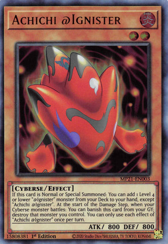 Achichi @Ignister [MP21-EN003] Ultra Rare Yu-Gi-Oh!