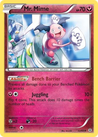 Mr. Mime (52/83) [XY: Generations] Pokémon