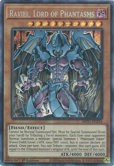 Raviel, Lord of Phantasms [MP21-EN254] Prismatic Secret Rare Yu-Gi-Oh!