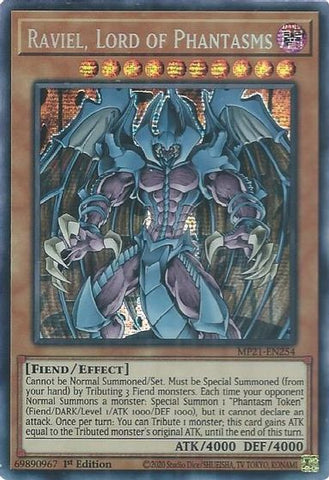 Raviel, Lord of Phantasms [MP21-EN254] Prismatic Secret Rare Yu-Gi-Oh!