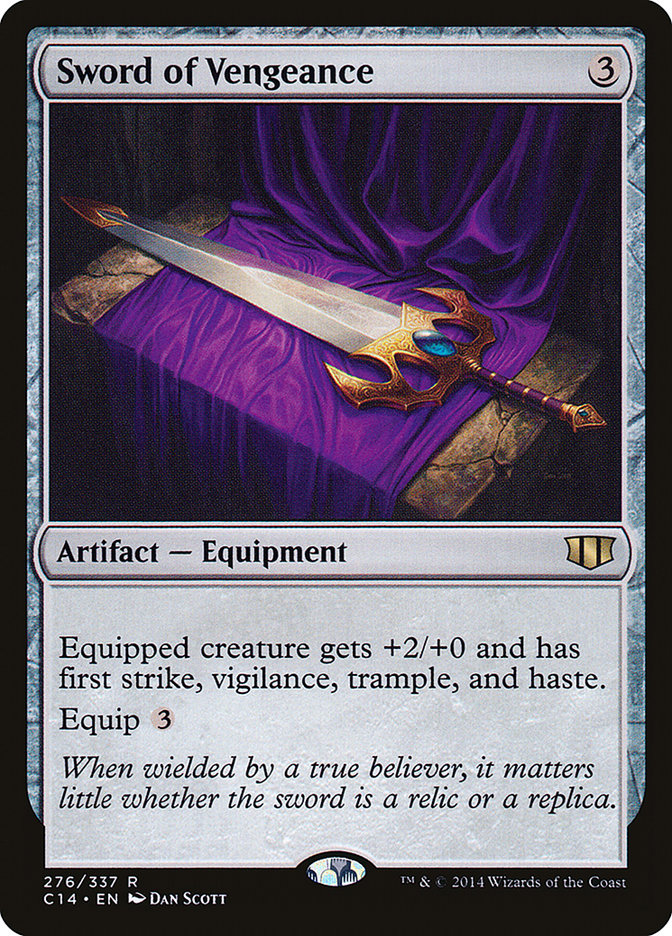 Sword of Vengeance [Commander 2014] Magic: The Gathering