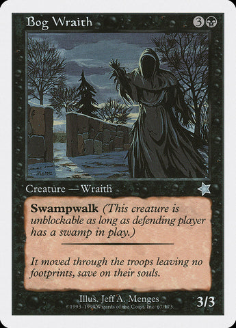 Bog Wraith [Starter 1999] Magic: The Gathering