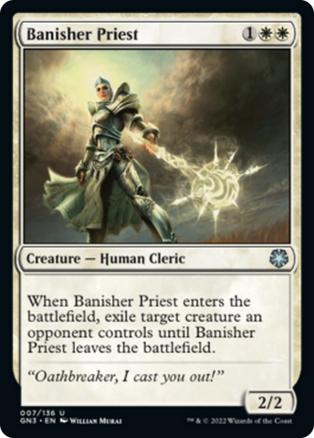 Banisher Priest [Game Night: Free-for-All] Magic: The Gathering
