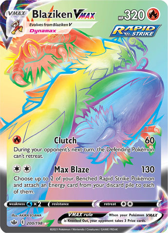 Blaziken VMAX (200/198) [Sword & Shield: Chilling Reign] Pokémon