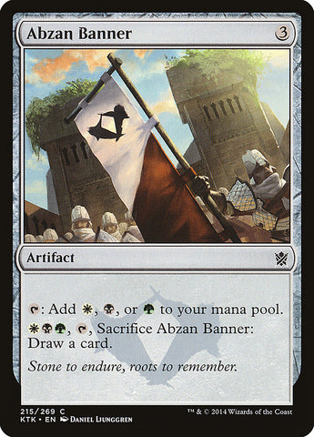 Abzan Banner [Khans of Tarkir] Magic: The Gathering