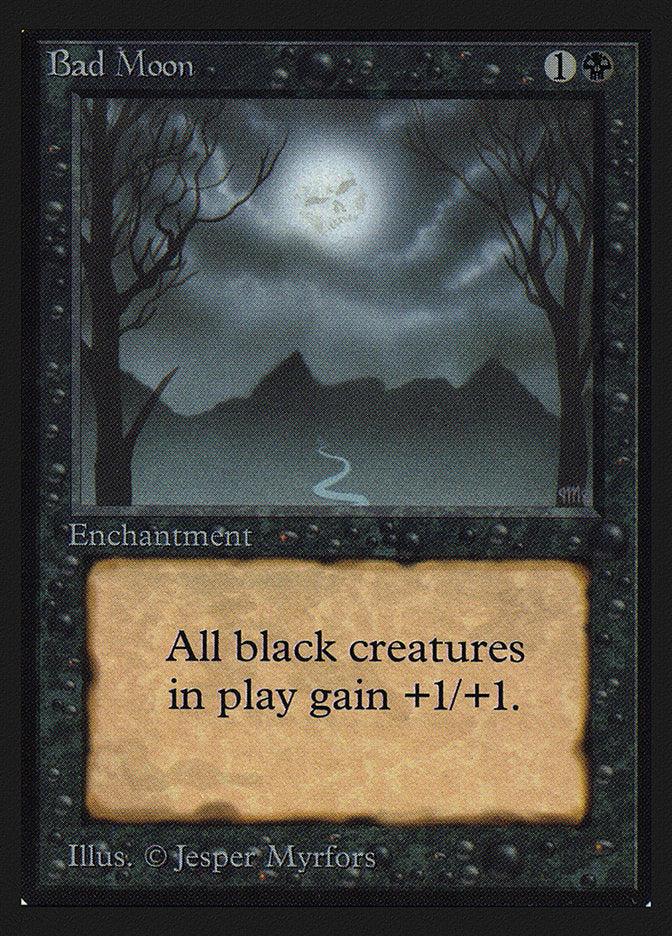 Bad Moon [International Collectors' Edition] Magic: The Gathering