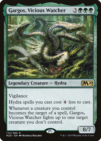 Gargos, Vicious Watcher [Core Set 2020] Magic: The Gathering