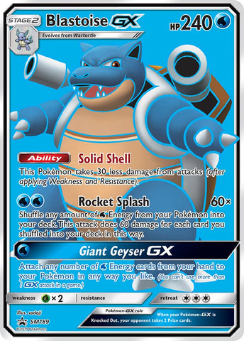 Blastoise GX (SM189) [Sun & Moon: Black Star Promos] Pokémon