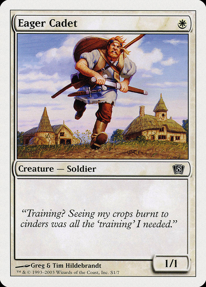 Eager Cadet [Eighth Edition] Magic: The Gathering