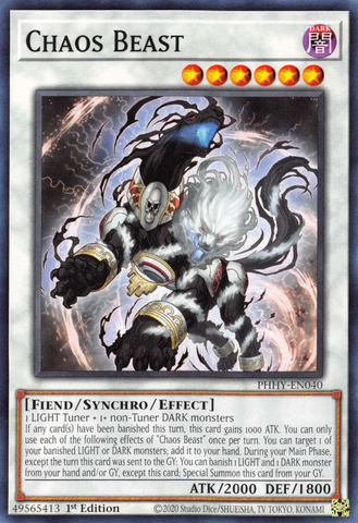 Chaos Beast [PHHY-EN040] Common Yu-Gi-Oh!