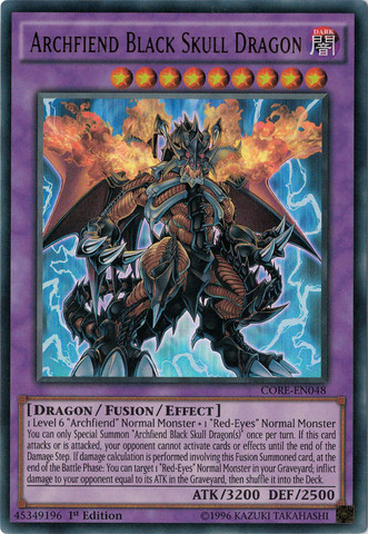 Archfiend Black Skull Dragon [CORE-EN048] Ultra Rare Yu-Gi-Oh!