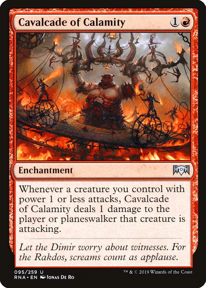 Cavalcade of Calamity [Ravnica Allegiance] Magic: The Gathering