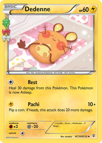 Dedenne (RC10/RC32) [XY: Generations] Pokémon