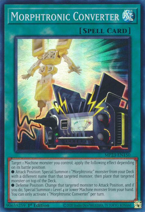 Morphtronic Converter [MP23-EN150] Super Rare Yu-Gi-Oh!