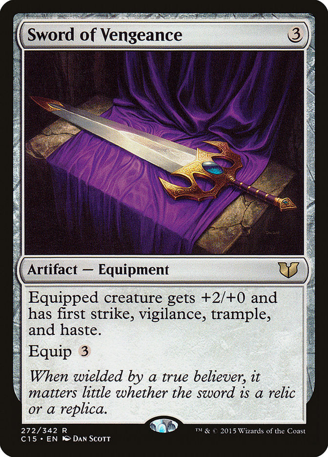 Sword of Vengeance [Commander 2015] Magic: The Gathering