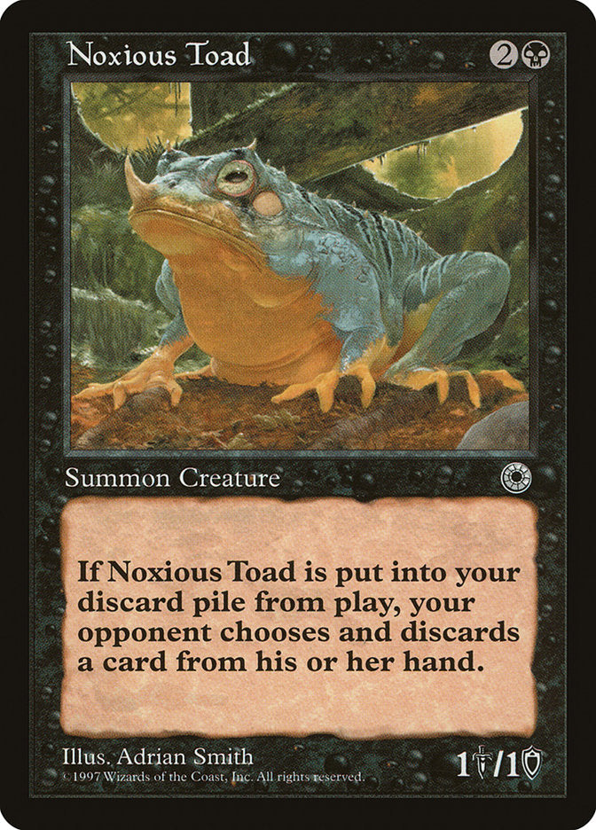 Noxious Toad [Portal] Magic: The Gathering