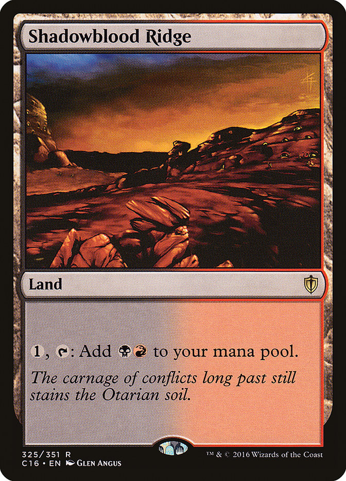 Shadowblood Ridge [Commander 2016] Magic: The Gathering
