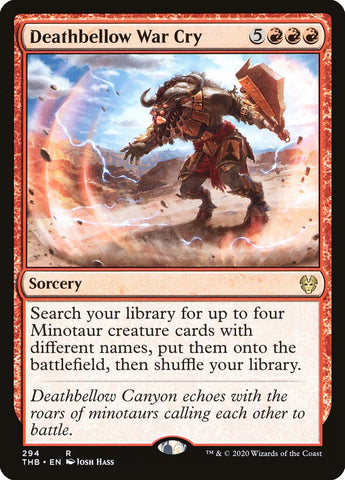 Deathbellow War Cry [Theros Beyond Death] Magic: The Gathering