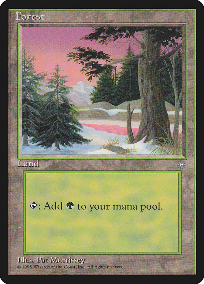 Forest (381) [Ice Age] Magic: The Gathering