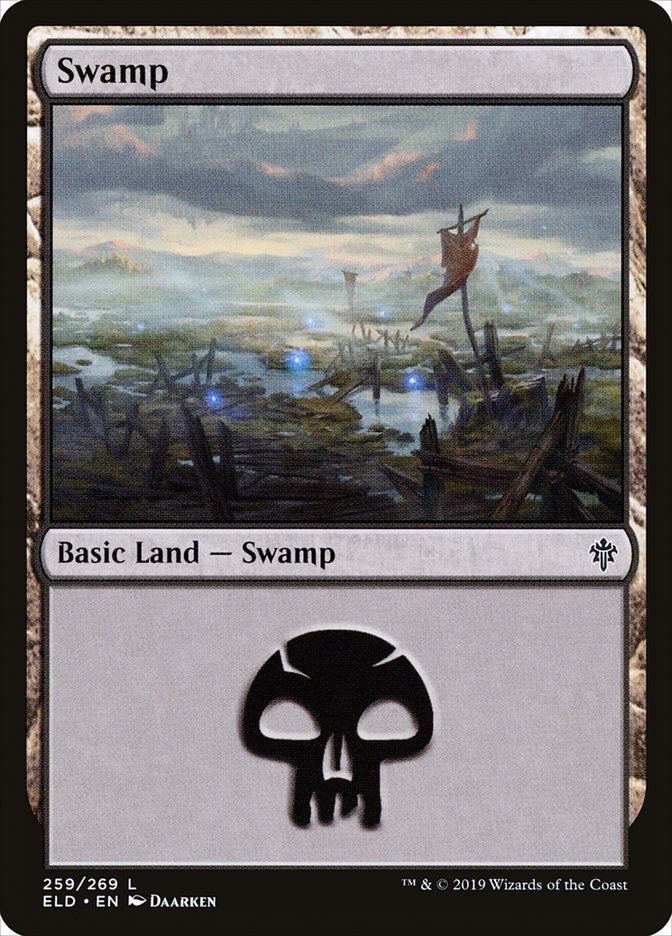 Swamp (259) [Throne of Eldraine] Magic: The Gathering
