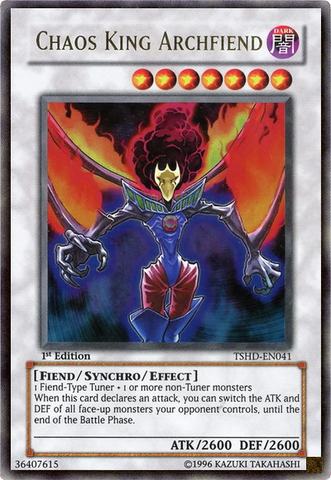 Chaos King Archfiend [TSHD-EN041] Ultra Rare Yu-Gi-Oh!
