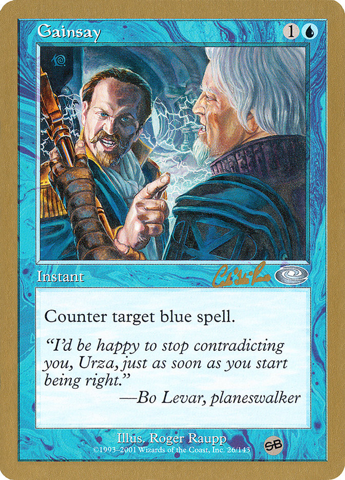 Gainsay (Carlos Romao) (SB) [World Championship Decks 2002] Magic: The Gathering