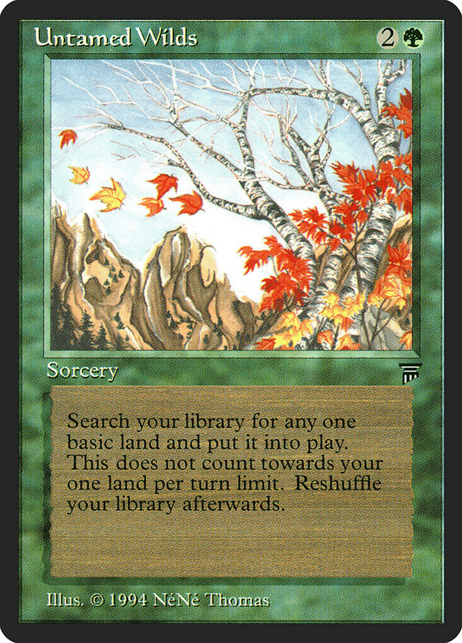 Untamed Wilds [Legends] Magic: The Gathering