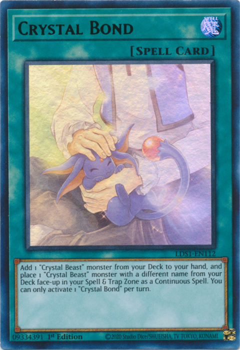 Crystal Bond (Purple) [LDS1-EN112] Ultra Rare Yu-Gi-Oh!