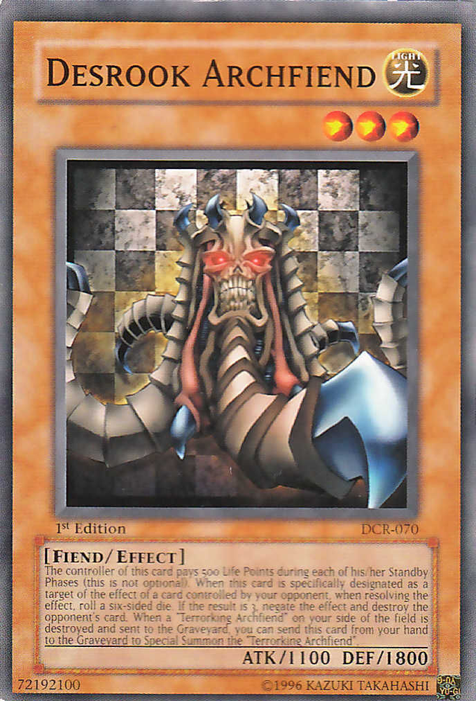 Desrook Archfiend [DCR-070] Common Yu-Gi-Oh!