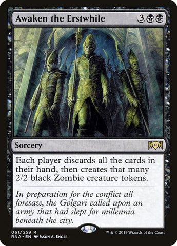 Awaken the Erstwhile [Ravnica Allegiance] Magic: The Gathering