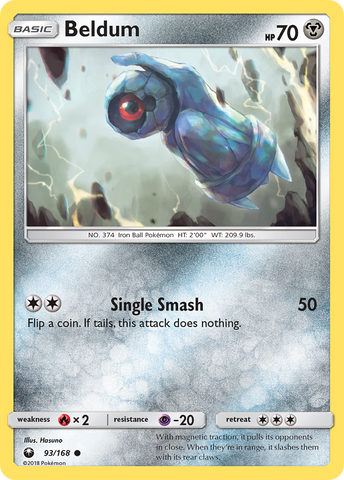 Beldum (93/168) [Sun & Moon: Celestial Storm] Pokémon