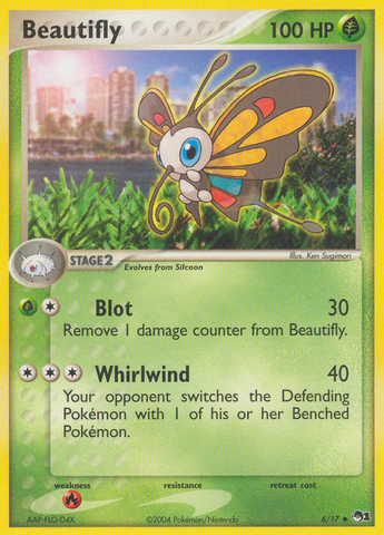Beautifly (6/17) [POP Series 1] Pokémon