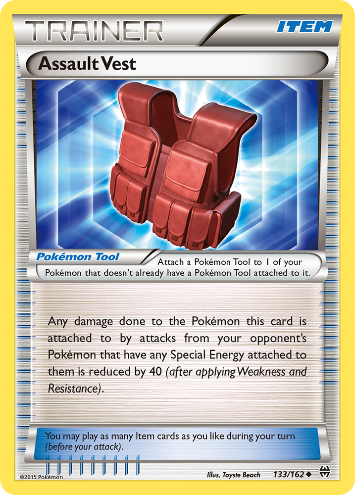 Assault Vest (133/162) [XY: BREAKthrough] Pokémon
