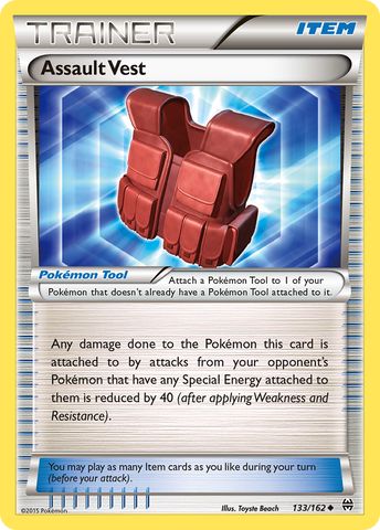 Assault Vest (133/162) [XY: BREAKthrough] Pokémon