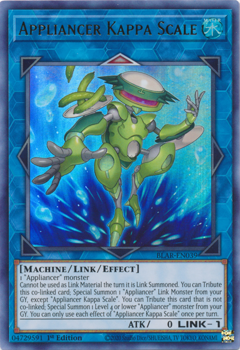 Appliancer Kappa Scale [BLAR-EN039] Ultra Rare Yu-Gi-Oh!