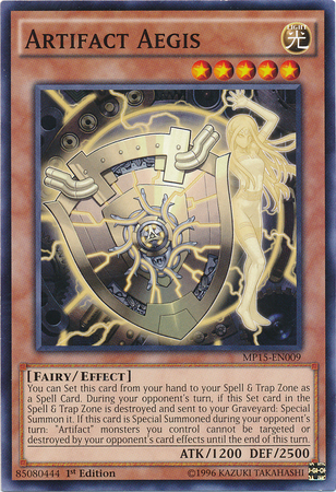 Artifact Aegis [MP15-EN009] Common Yu-Gi-Oh!