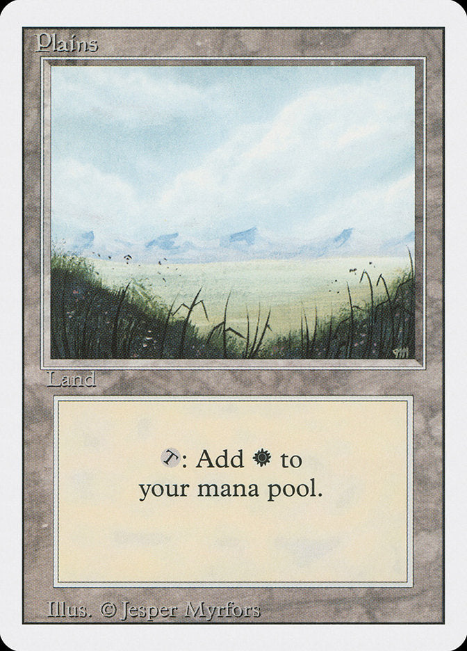 Plains (292) [Revised Edition] Magic: The Gathering
