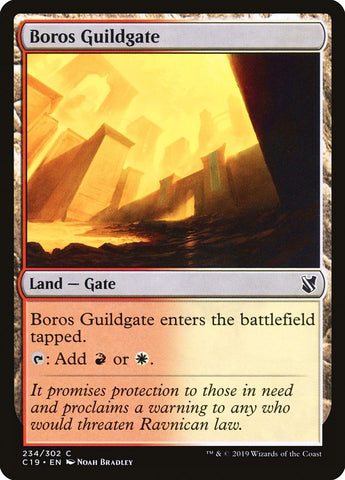 Boros Guildgate [Commander 2019] Magic: The Gathering