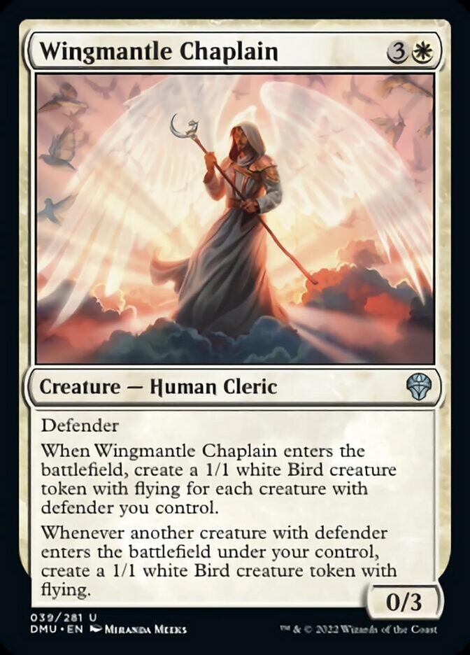 Wingmantle Chaplain [Dominaria United] Magic: The Gathering
