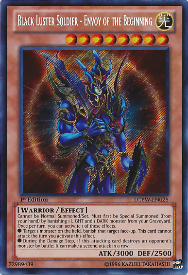 Black Luster Soldier - Envoy of the Beginning [LCYW-EN025] Secret Rare Yu-Gi-Oh!