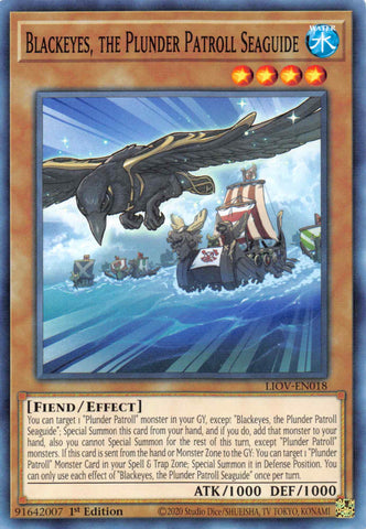 Blackeyes, the Plunder Patroll Seaguide [LIOV-EN018] Common Yu-Gi-Oh!