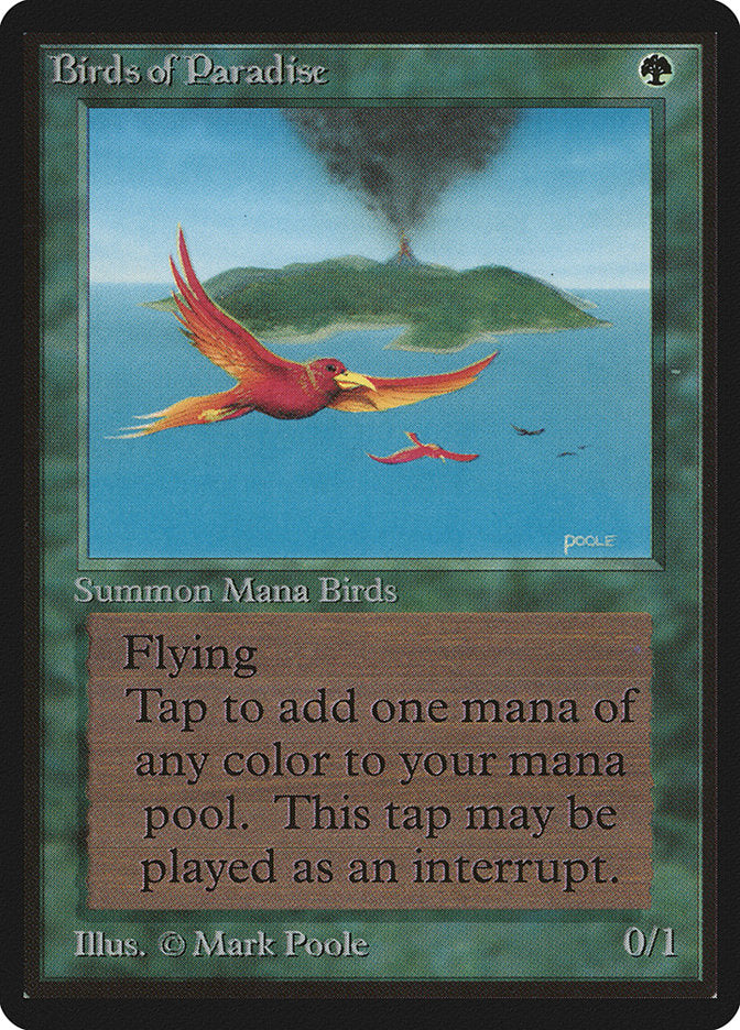 Birds of Paradise [Beta Edition] Magic: The Gathering