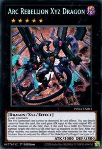 Arc Rebellion Xyz Dragon [PHRA-EN041] Secret Rare Yu-Gi-Oh!