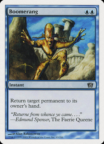Boomerang [Eighth Edition] Magic: The Gathering