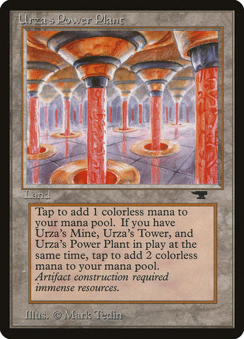 Urza's Power Plant (Red Columns) [Antiquities] Magic: The Gathering