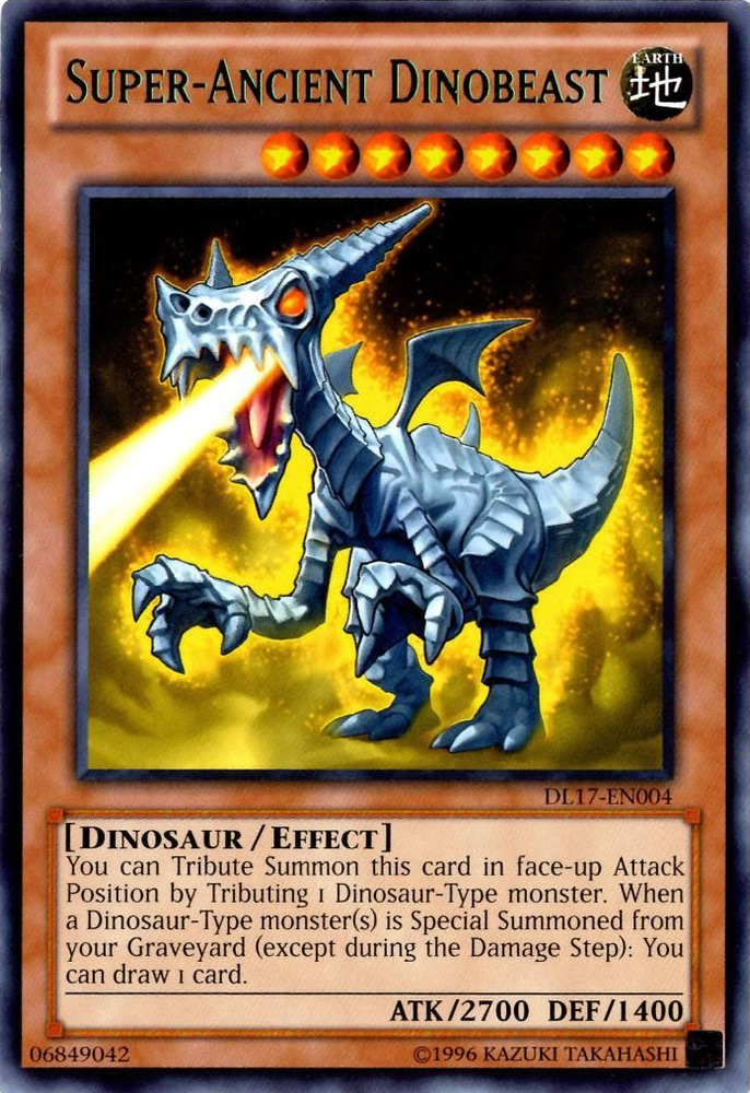 Super-Ancient Dinobeast (Green) [DL17-EN004] Rare Yu-Gi-Oh!