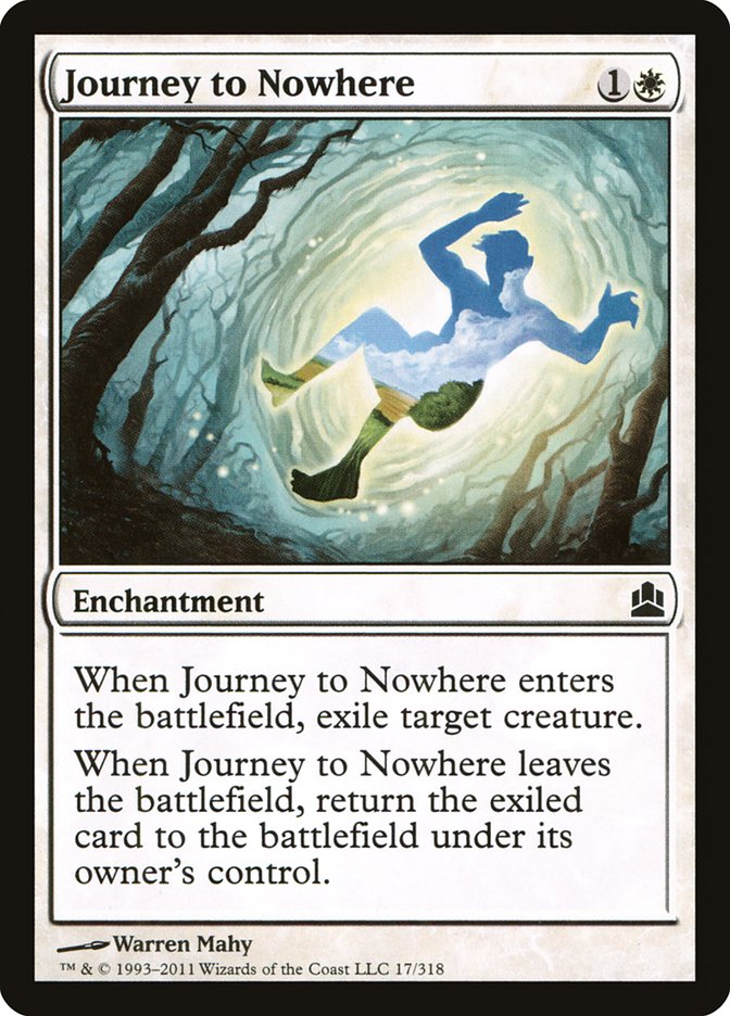 Journey to Nowhere [Commander 2011] Magic: The Gathering